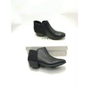 Style & Co Wileyy Ankle Booties Boots Black Women's US 8.5M  New